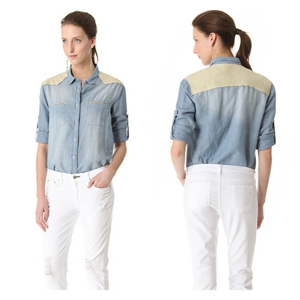 NEW Iro travis denim shirt size 1